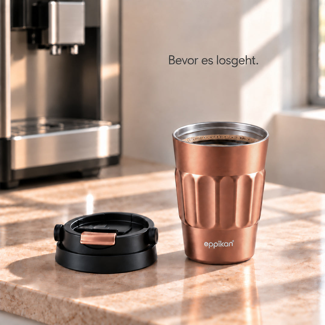 EPPIKAN eppiCafé Thermobecher für Kaffee im Alltag