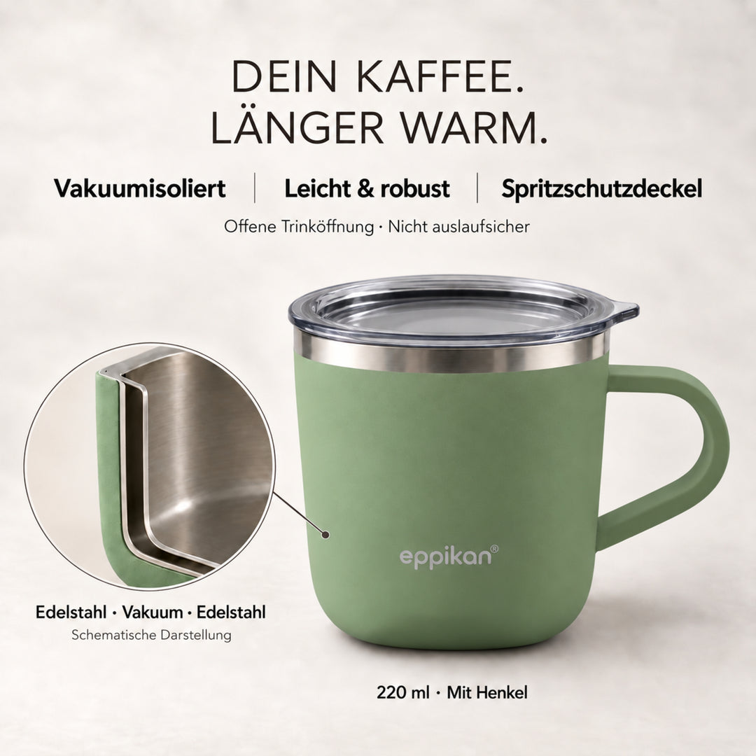 EPPIKAN eppiLungo Thermobecher aus Edelstahl