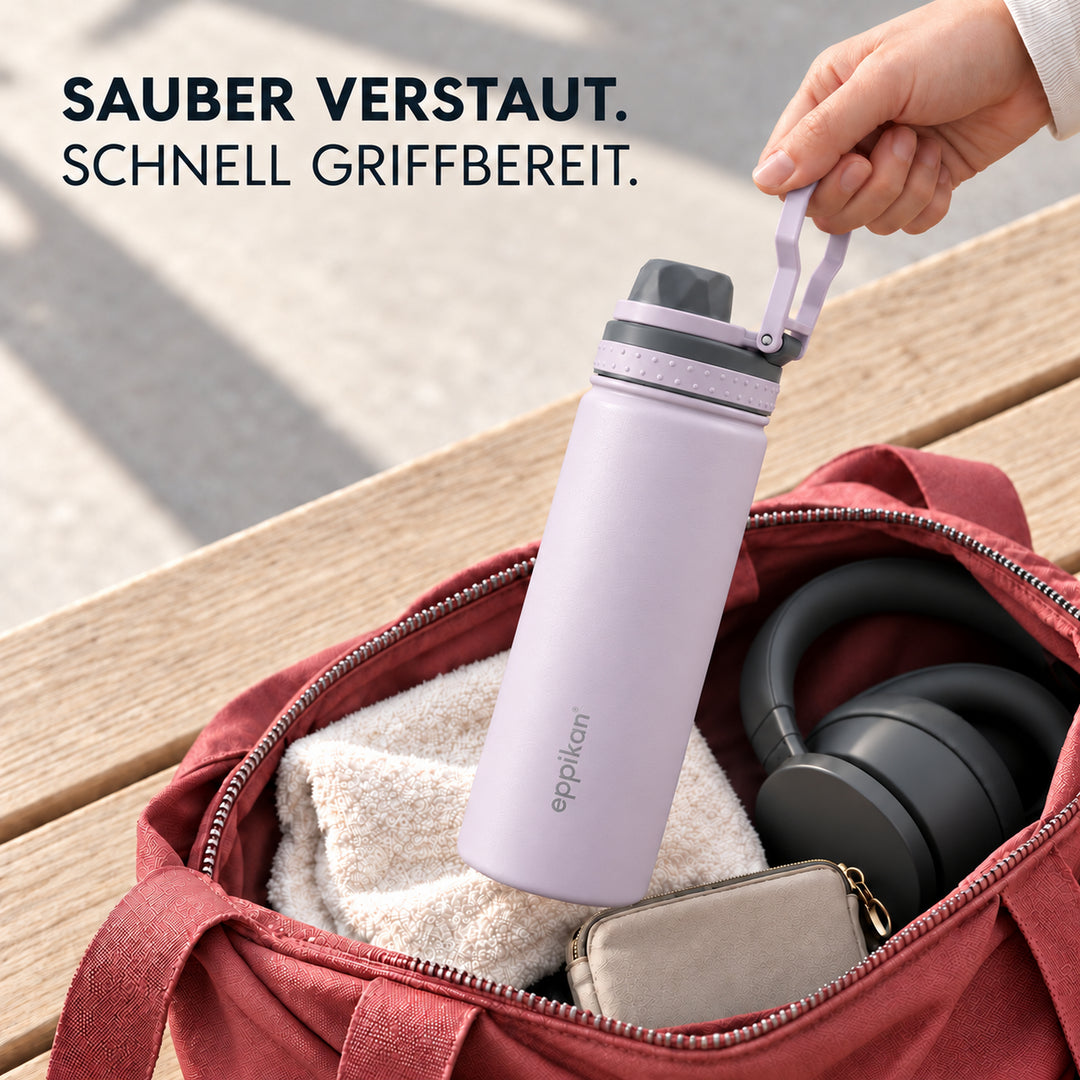 EPPIKAN eppiSporty Edelstahl-Trinkflasche