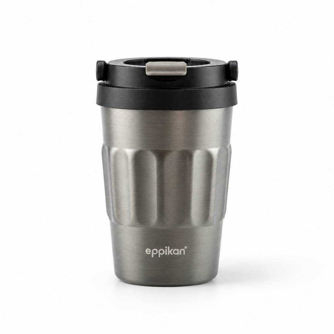 EPPIKAN eppiCafé Thermobecher aus Edelstahl mit Tragegriff