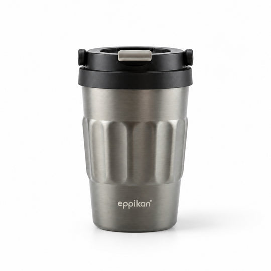 EPPIKAN eppiCafé Thermobecher aus Edelstahl mit Tragegriff
