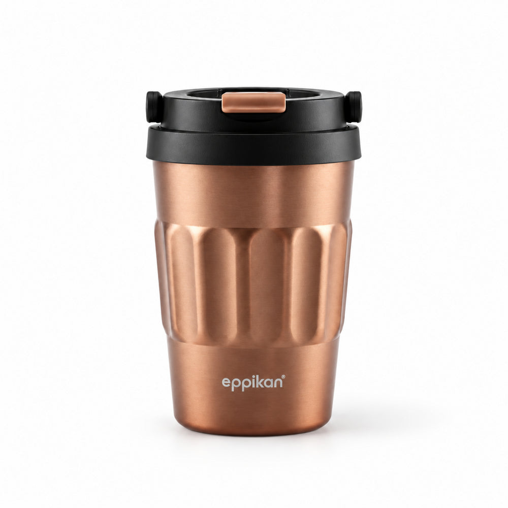 EPPIKAN eppiCafé Thermobecher aus Edelstahl mit Tragegriff