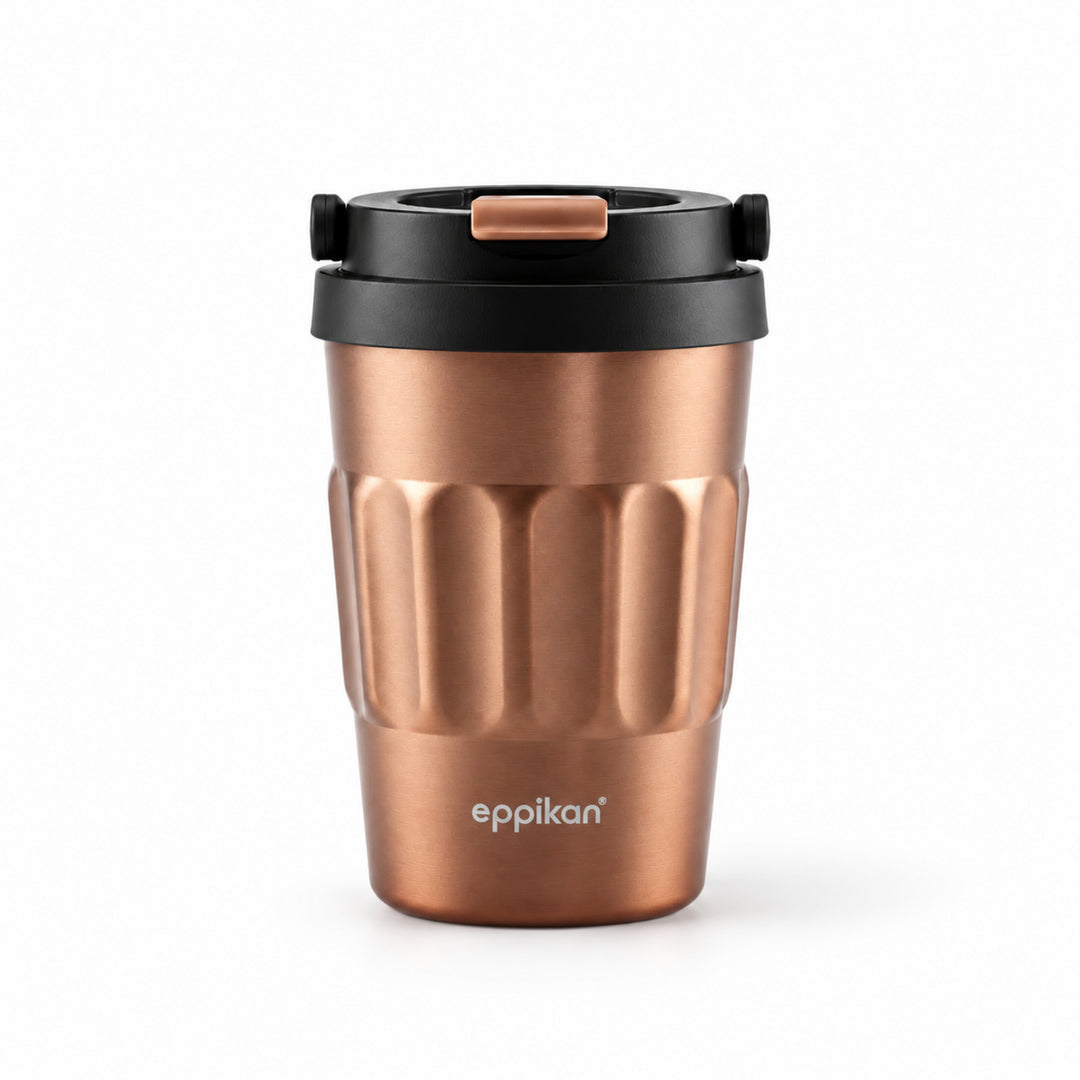 EPPIKAN eppiCafé Thermobecher aus Edelstahl mit Tragegriff