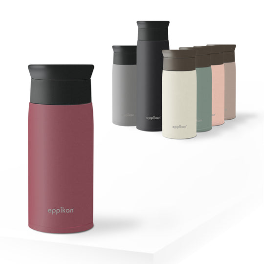 EPPIKAN eppiToGo Thermobecher 350 ml in Bordeaux Red