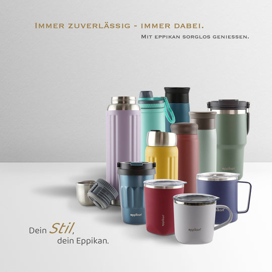 EPPIKAN Trinkgefäße in verschiedenen Größen, Farben und Designs