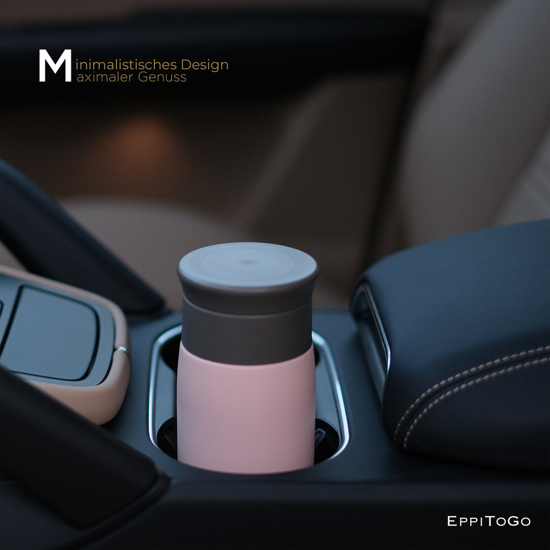 EPPIKAN eppiToGo Thermobecher im Getränkehalter eines Autos