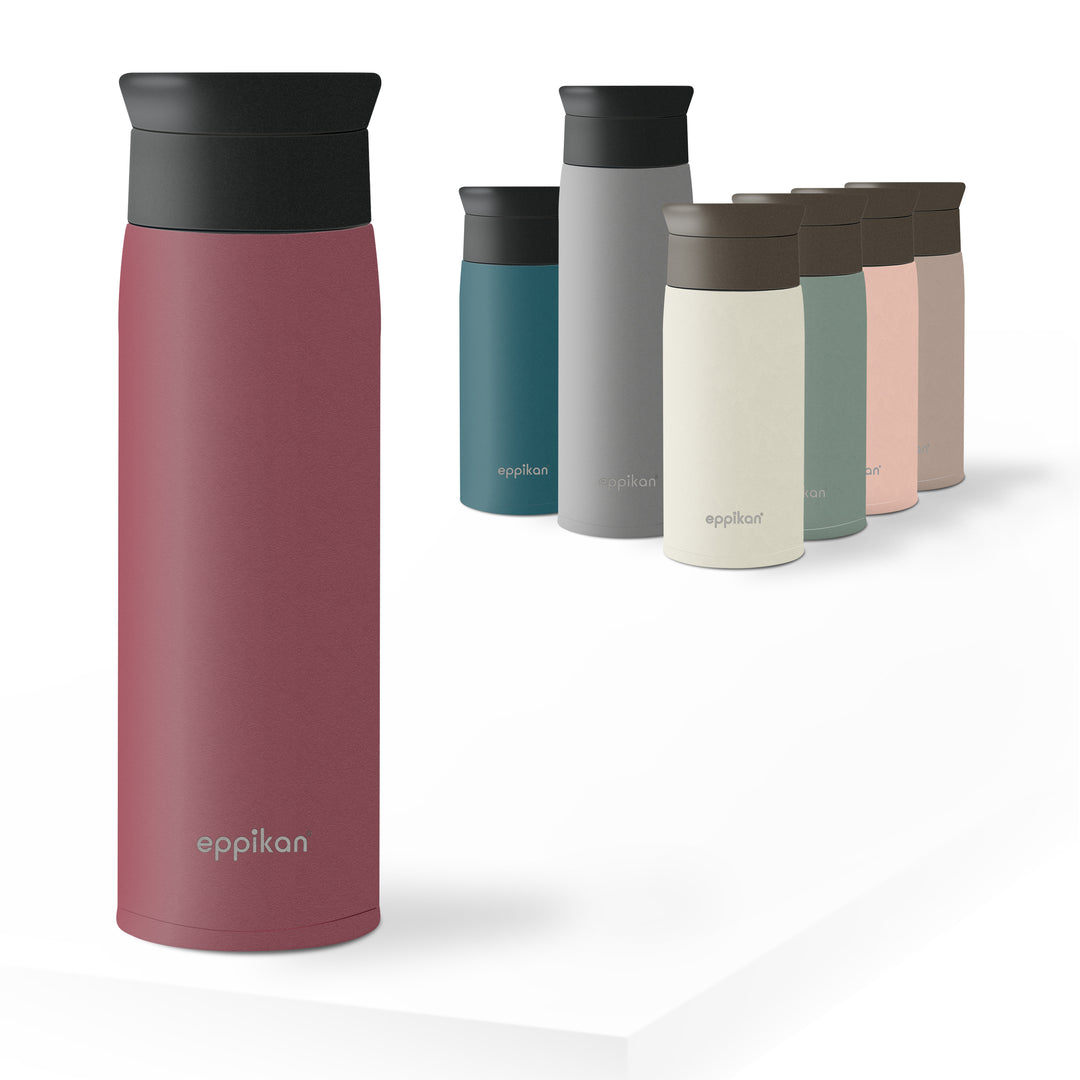 EPPIKAN eppiToGo Thermobecher 500 ml in Bordeaux Red