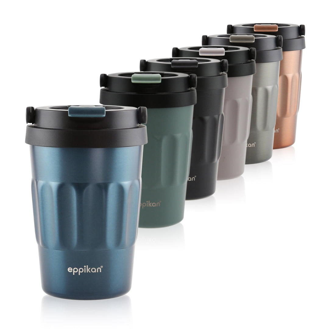 EPPIKAN eppiCafé Thermobecher 400 ml in Electric Blue
