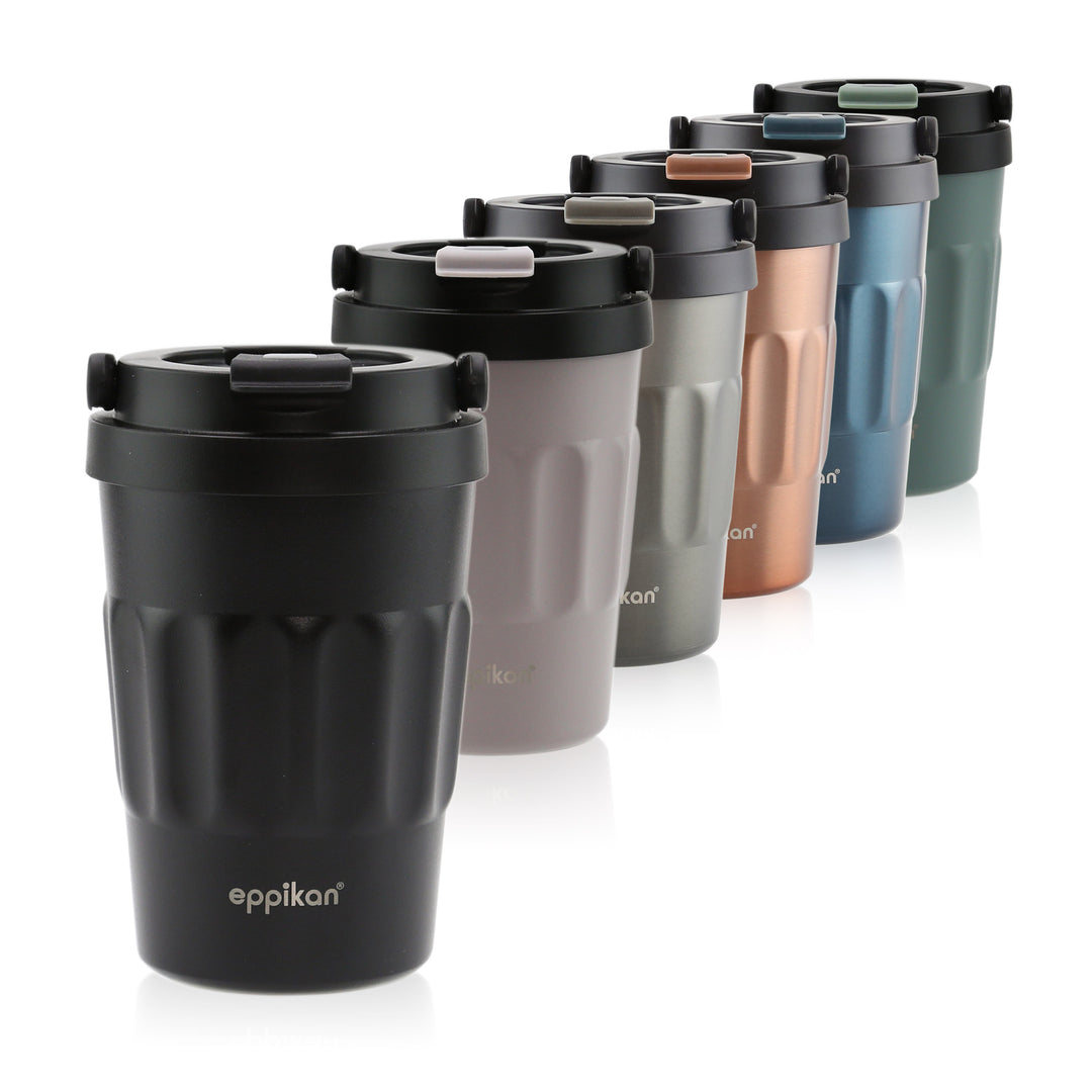 EPPIKAN eppiCafé Thermobecher 400 ml in Matt Black