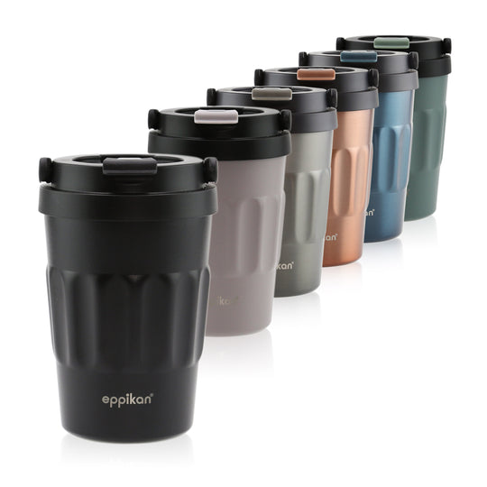 EPPIKAN eppiCafé Thermobecher 400 ml in Matt Black
