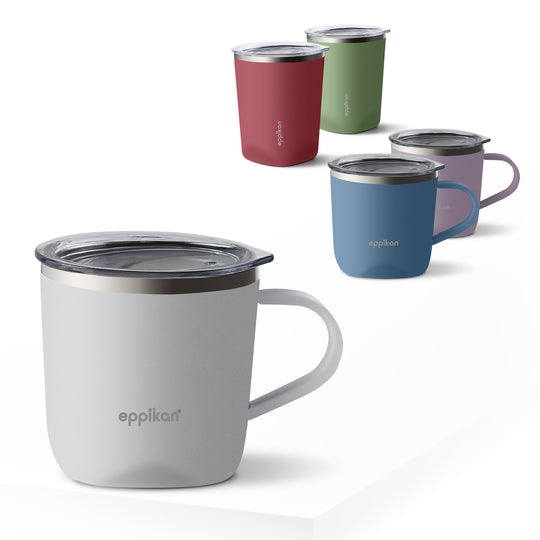 EPPIKAN eppiLungo Thermobecher 220 ml in Crayon Grey